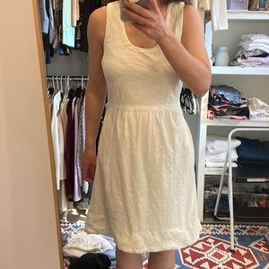 White J Crew dress